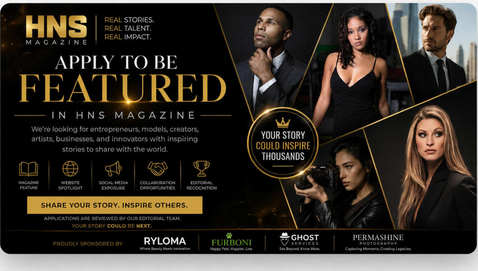 Apply to be Featured in HNS Magazine
